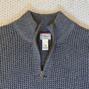 Brand New LL Bean Quarter Zip Sweater